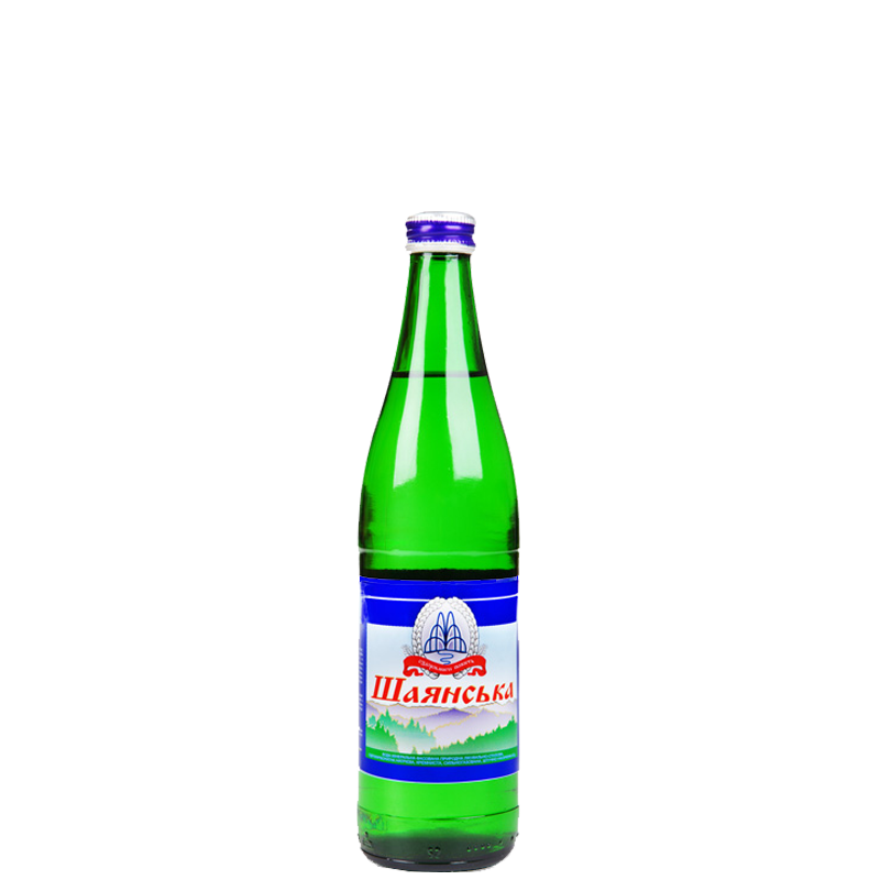 Вода мінеральна ШАЯНСЬКА, сильногазована, 0,5л